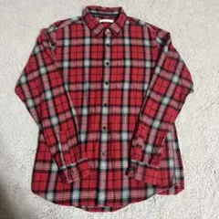 BROWNY STANDARD 長袖　シャツ　ブラウス　M 赤　メンズ　長袖