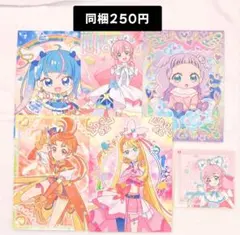 ひろがるスカイプリキュア トレーディングコレクション カード シール 6種