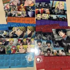 くら寿司　SAKAMOTO DAY カレンダー4種　8枚　ビックラポン2種