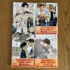 隣の男　ベターハーフムーン　普通の恋人　ふたりのベッド　　安西リカ４冊セット