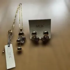 MUK ネックレス ピアス セット