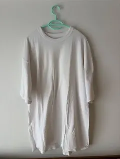 ノーティカ　NAUTICA　Tシャツ　xxl以上白色　綿　右肩刺繍ロゴ