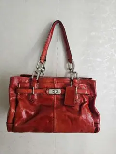 COACH コーチ エナメルバッグ