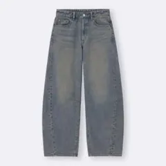 GU バレルレッグジーンズ ( 丈標準 )／ Lサイズ