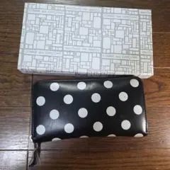 COMME DES GARCONS ポルカドット ラウンドジップ 長財布のサムネイル