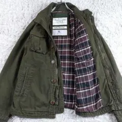 XL 美品アバクロ Abercrombie&Fitch ハミルトンジャケット 緑