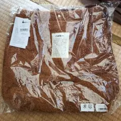 新品ボアトートバッグ　キャメル