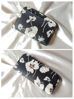 ハンドメイド（ラウンドタイプ＆ハーフ財布外側ポケット付き）コマ様