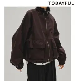 todayful standcollar zip blouson 38 - メルカリ