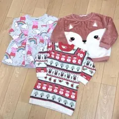 next H&M ワンピ　トレーナー　3枚セット　サイズ90 ペッパーピグ