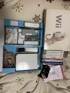すぐ遊べます】任天堂 Wii 本体 WiiFit バランスボード ソフト10本