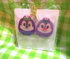 ディズニー正月2025巳年 ランダムキーチェーン　だるま　チップ＆デール