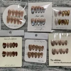 Mサイズ ネイルチップ　つけ爪　セット　まとめ売り