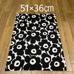 【正規品】51×36㎝マリメッコハギレ ウニッコ ブラック