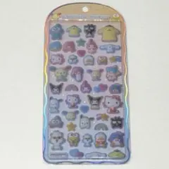 コットンパフィーシール　サンリオキャラクターズ　ボンボンドロップシール 正規品