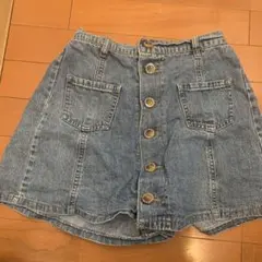 OLD NAVYデニム ボタン付きショートパンツ2 サイズ160 春夏のサムネイル