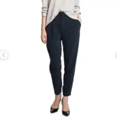 UNIQLO　ドレープジョガーパンツ　定番　良品　ブラック　L