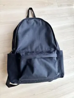 【即日発送】無印良品 肩の負担を軽くする撥水リュックサック　ネイビー