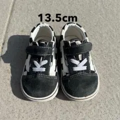 VANS チェック柄スニーカー 13.5cm