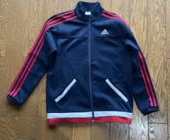adidas アディダス　ネイビー 紺色　ジャージ