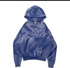 BLESSÜ BU OG logo hoodie 短丈パーカー