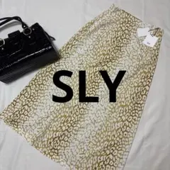 【タグあり】SLY レオパード柄 ロングスカート