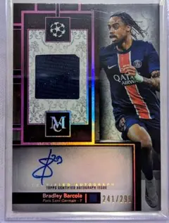 299枚限定 topps ブラッドリー・バルコラ メモラオート PSG サイン 