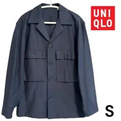 【美品】ユニクロ カバーオール ネイビー 紺 Sサイズ