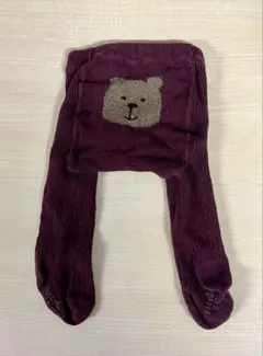 baby gap クマ刺繍 ベビータイツ 0-12ヶ月 ベビーギャップ