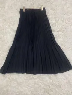 ZARA プリーツロングスカート ブラック XS ポリエステルのサムネイル