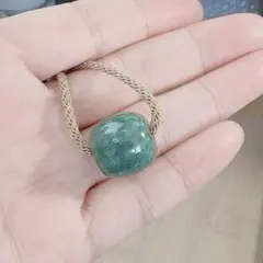 R1-0265天然本翡翠《本物保証》翡翠ペンダント　ネックレス