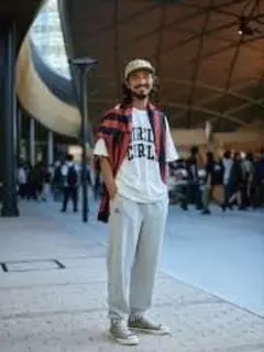 YesGOODMARKET　CIRCLECIRCLE　スウェットパンツ