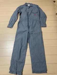 Dickies ストライプオーバーオール サイズ40