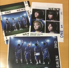 NEWS ONE -for the win クリアファイル3枚