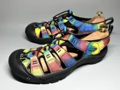 KEEN キーン サンダル メンズ 27.5cm ニューポート 黒 カラフル