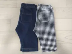 レギンスハーフパンツ UNIQLO80size 西松屋90size