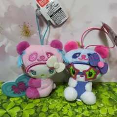 パンダハローキティ マスコットセット