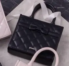 pium キルティング リボンミニトートバッグ - メルカリ