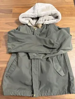 オリーブグリーン フリース内蔵コート