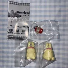 ポムポムプリン ガチャガチャ めじるしアクセサリー セット