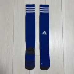 サッカー ソックス 青 ブルー adidas アディダス キッズ 新品 未使用