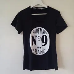 E hyphen world galleryHWMナンバープリントフレアTシャツのサムネイル