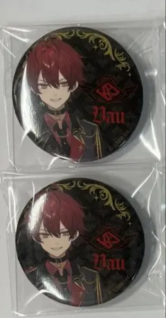 ばぁうくん軍服缶バッジ 2個セット