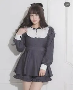 pium フリルドーリーセットアップ ギンガム - メルカリ