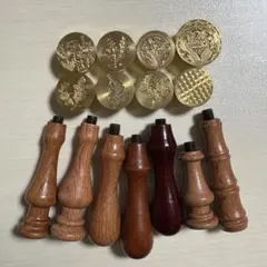 シーリングスタンプヘッド8点&ハンドル7点まとめ売り