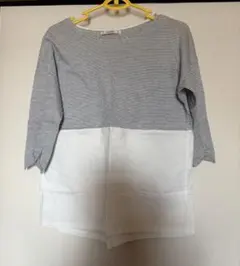 ZARA Pull&Bear ボーダー tシャツ　カットソー トップス 五分袖