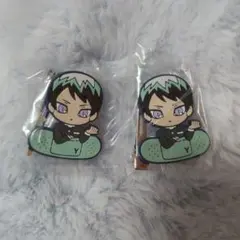 【匿名発送】鬼滅の刃 愈史郎 ばんちょうこうヘアクリップセット