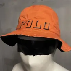 90s POLO by Ralph Lauren ビッグロゴ バケットハット希少