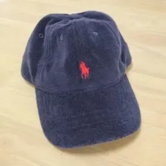 Polo by Ralph Lauren ネイビーキャップ　 タオル地