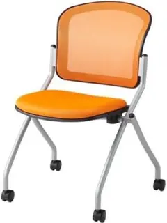 회의용 의자 GI-HT-3159-OR 메쉬 네스팅 상태 양호 오렌지